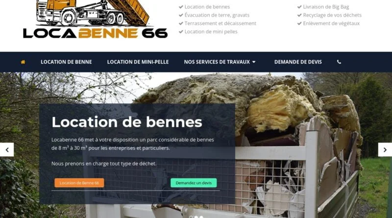 Locabenne - Location de bennes dans le 66