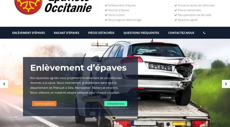 Épaviste dans le 34