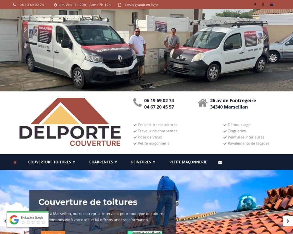 Delporte Couverture à Marseillan