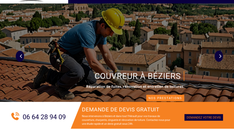 Couvreur Béziers 34